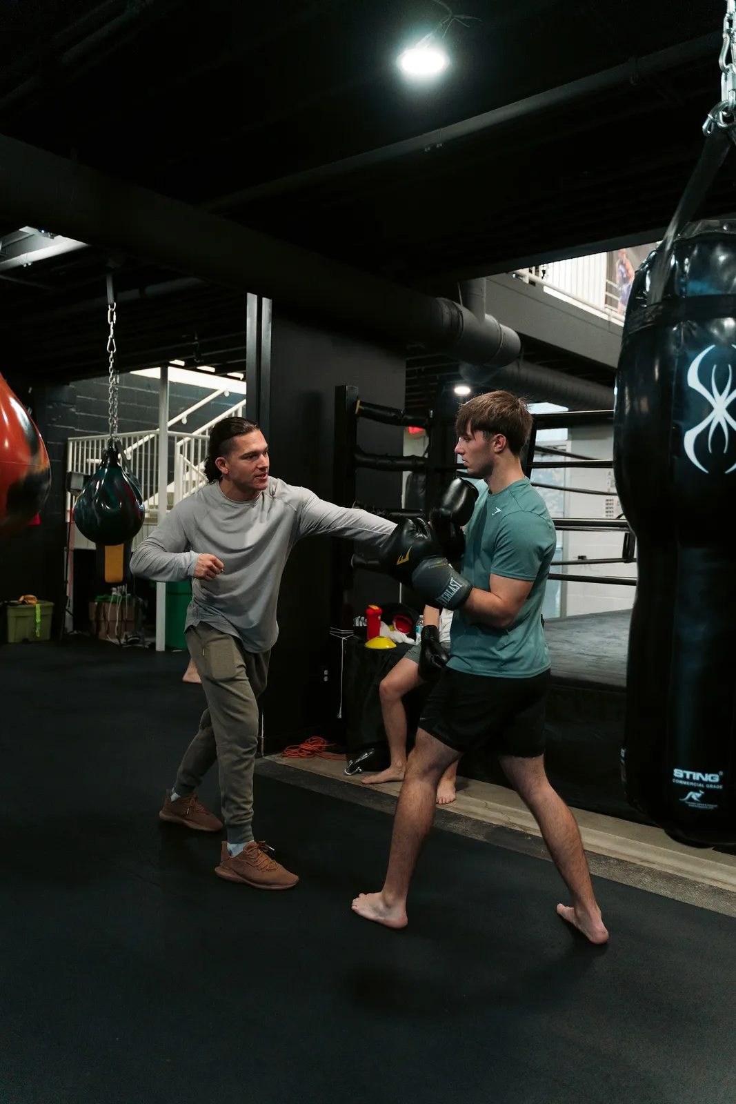 Max Metzgar ringside at a professional MMA event